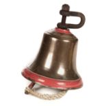 * Scramble Bell. A large WWII RAF bronze scramble bell, dated 1945