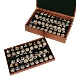 * Great British Regiments. 52 silver medals by The Birmingham Mint