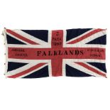 * Falklands War. A British Flag of 3 Para 1982