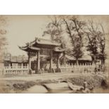* Attrib. to Charles Leander Weed. Entrance to Confucius Temple at Kah Ding, c. 1867