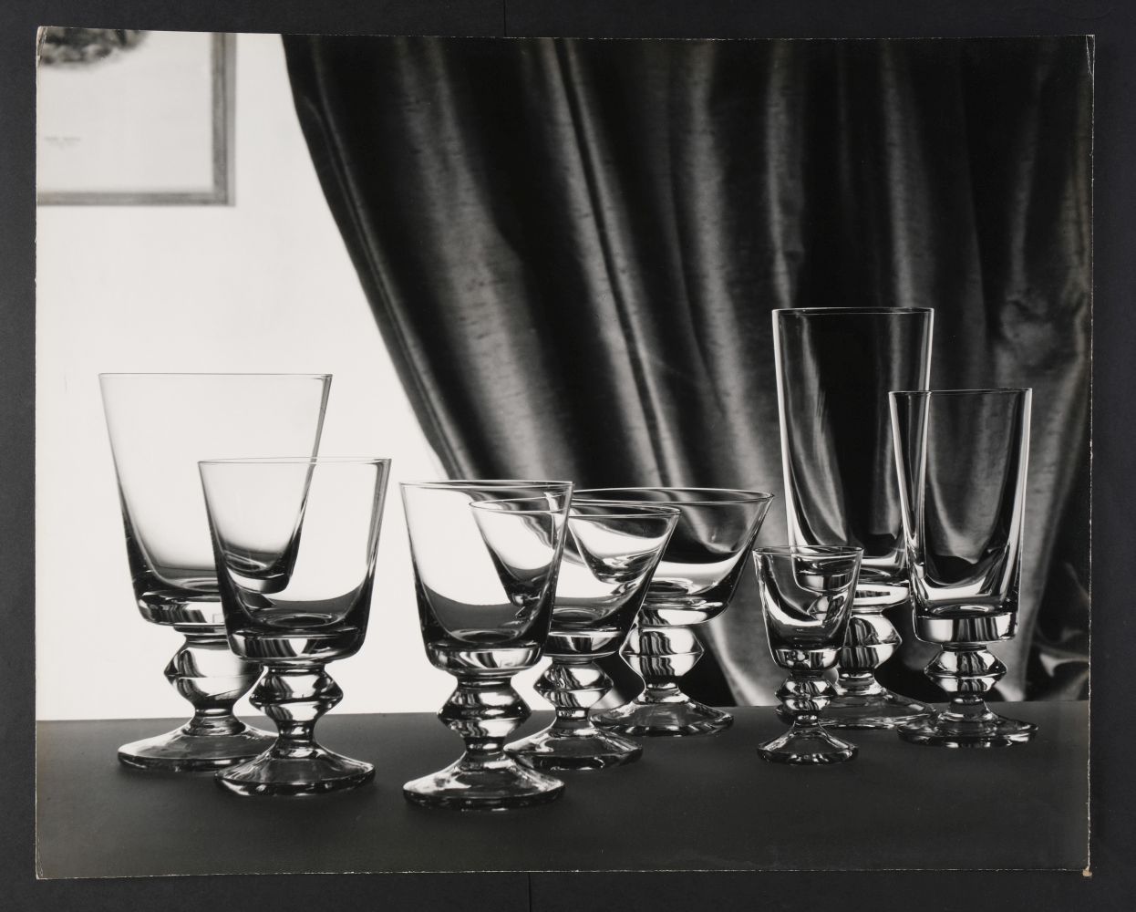 * Glassware & Cutlery. A portfolio of 14 large gelatin silver print photographs, 1960s - Image 15 of 15