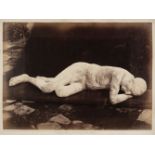 * Pompeii. Cast of a vacant cavity, 1873, large albumen print