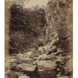 * Thomson (John, 1837-1921). A Mountain Stream near La-Lung [Lan-long], 1871, albumen print