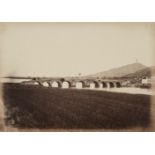 * Attrib. to John Thomson. Nine Arch Bridge outside Soochow [China], c. 1869, albumen print