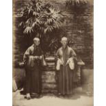 * Thomson (John, 1837-1921). Buddhist Priests, [Canton], c. 1869, albumen print