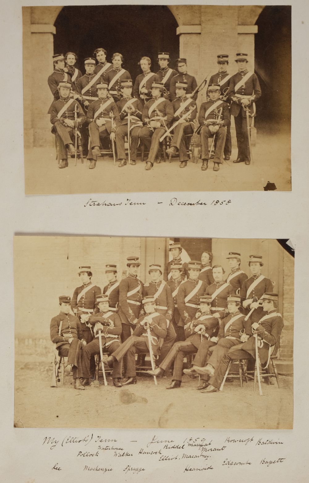 * Military Album. An album of 71 photographs, possibly some by Aaron Edwin Penley - Image 22 of 48