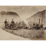 * 16th Regt. of Foot. A cabinet card & carte-de-visite album relating to the Johnson & Austen