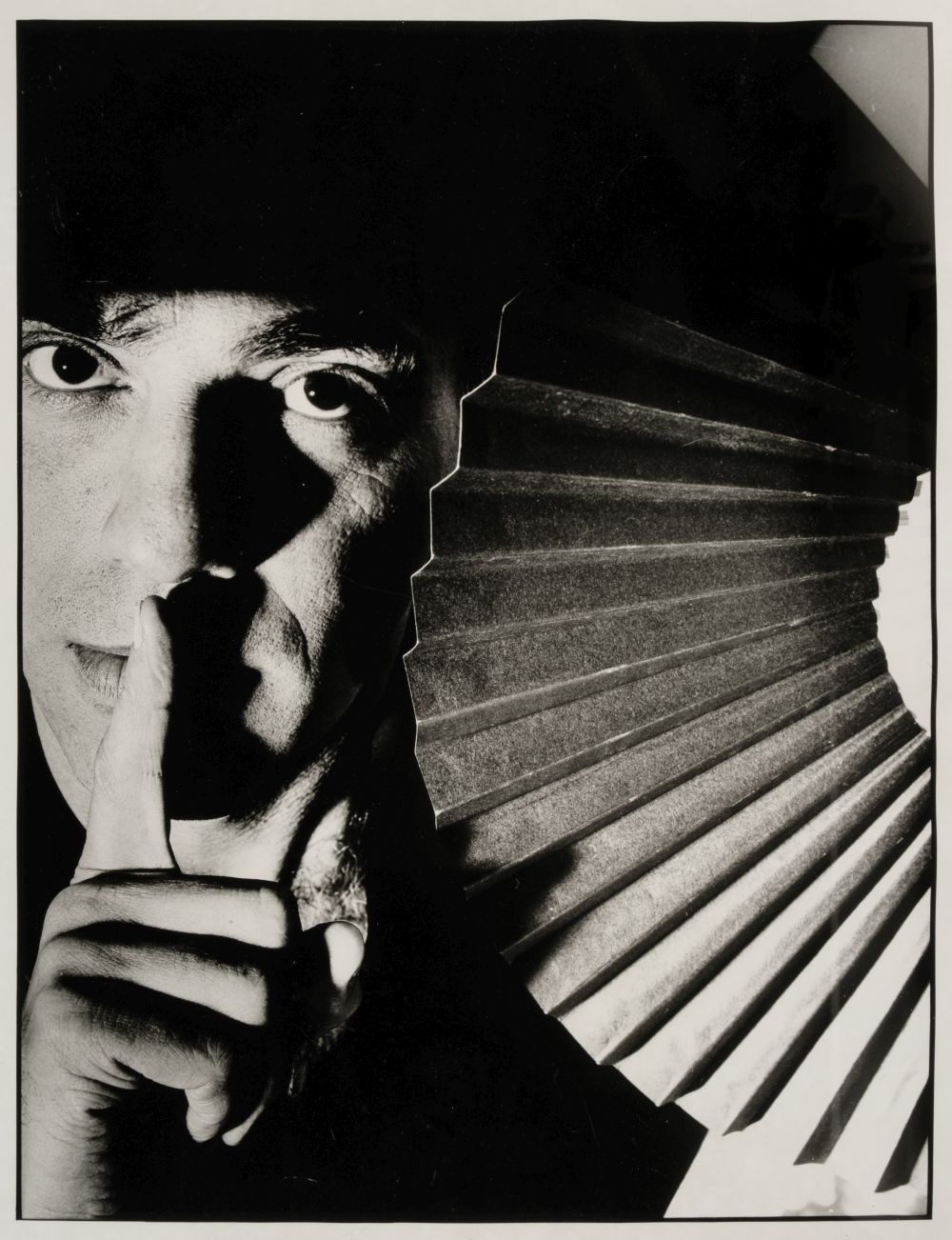 * Jarman (Derek, 1942-1994). Portrait by Alastair Phain (1961-), 1985, vintage bromide print