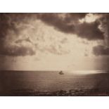 * Le Gray (Gustave, 1820-1884). Brick au Claire de Lune / Brig on the Water, 1856, albumen print