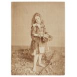 * Rejlander (Oscar Gustave, style of). Little matchgirl, c. 1860, albumen print