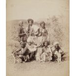 * India. A group of 34 assorted photographs of Indian people and scenes, c. 1860s/1880s