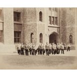 * Fenton (Roger, attributed to). Military band on parade, c. 1858-1860