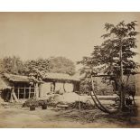 * Thomson (John, 1837-1921). A Pe-Po-Hoan [Pepohoan] Dwelling, [Taiwan], 1871, albumen print