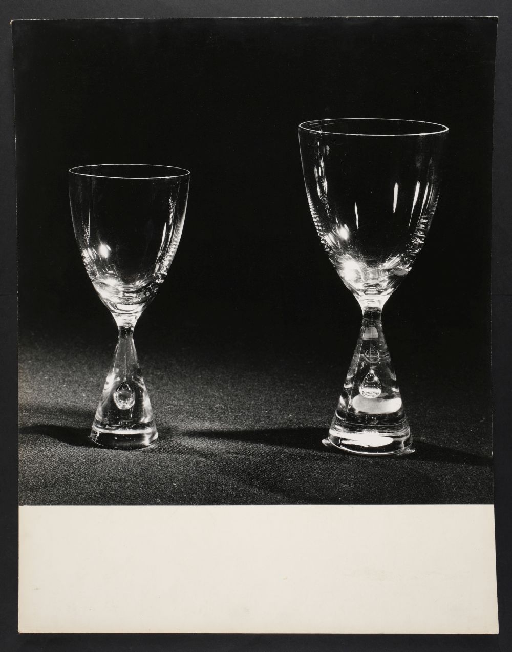 * Glassware & Cutlery. A portfolio of 14 large gelatin silver print photographs, 1960s - Image 10 of 15