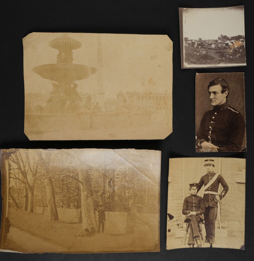 * Military Album. An album of 71 photographs, possibly some by Aaron Edwin Penley - Image 38 of 48