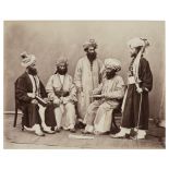 * India. A group of 16 assorted albumen print photographs of India, c. 1860s and later