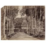 * Dutch East Indies. A group of 6 albumen prints of Borobudur Stupa, c. 1880s