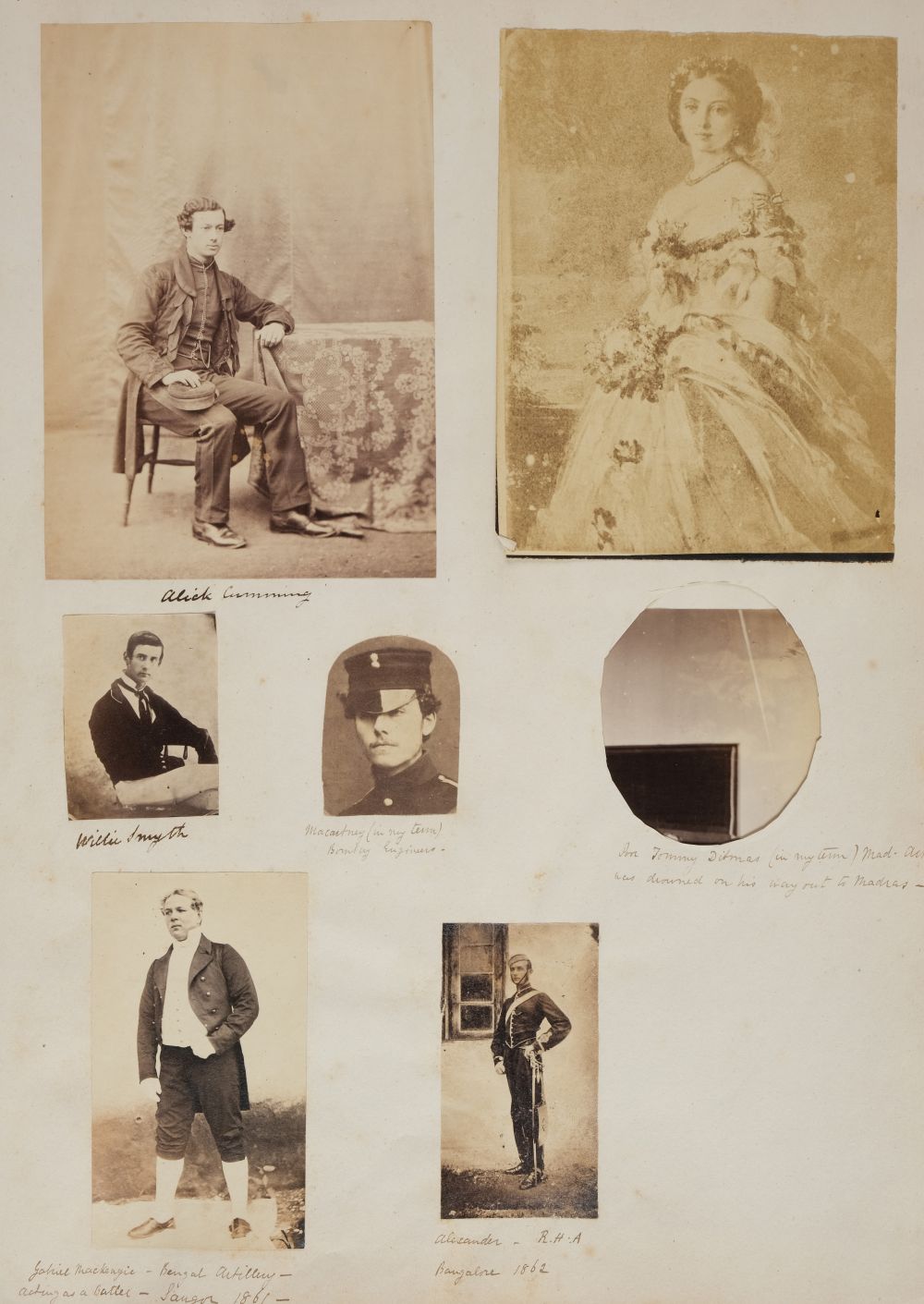 * Military Album. An album of 71 photographs, possibly some by Aaron Edwin Penley - Image 35 of 48