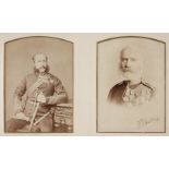* Military Officers. An album of 56 cabinet card & cabinet-card size photographic portraits