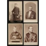 * Military Officers. 55 cabinet cards of military officers & some civilians, c. 1880s/1910s