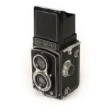 * Rolleiflex "New Standard" medium format 6x6 TLR film camera, 1949-1941, Serial No. 894515