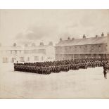 * Attributed to Roger Fenton (1816-1869). Military Parade, with an officer on horseback