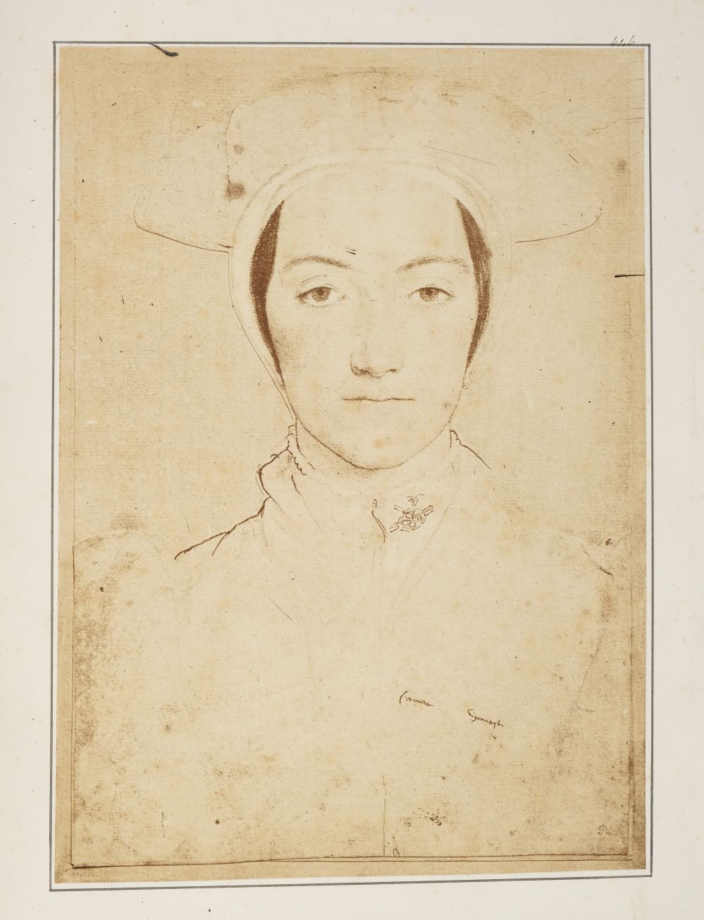 Fenton (Roger, 1819-1869). Album of 37 mounted albumen prints of portrait drawings, c. late 1850s - Image 9 of 39