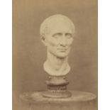 * Fenton (Roger, 1819-1869). Five photographs of Roman busts at the British Museum, c. 1855