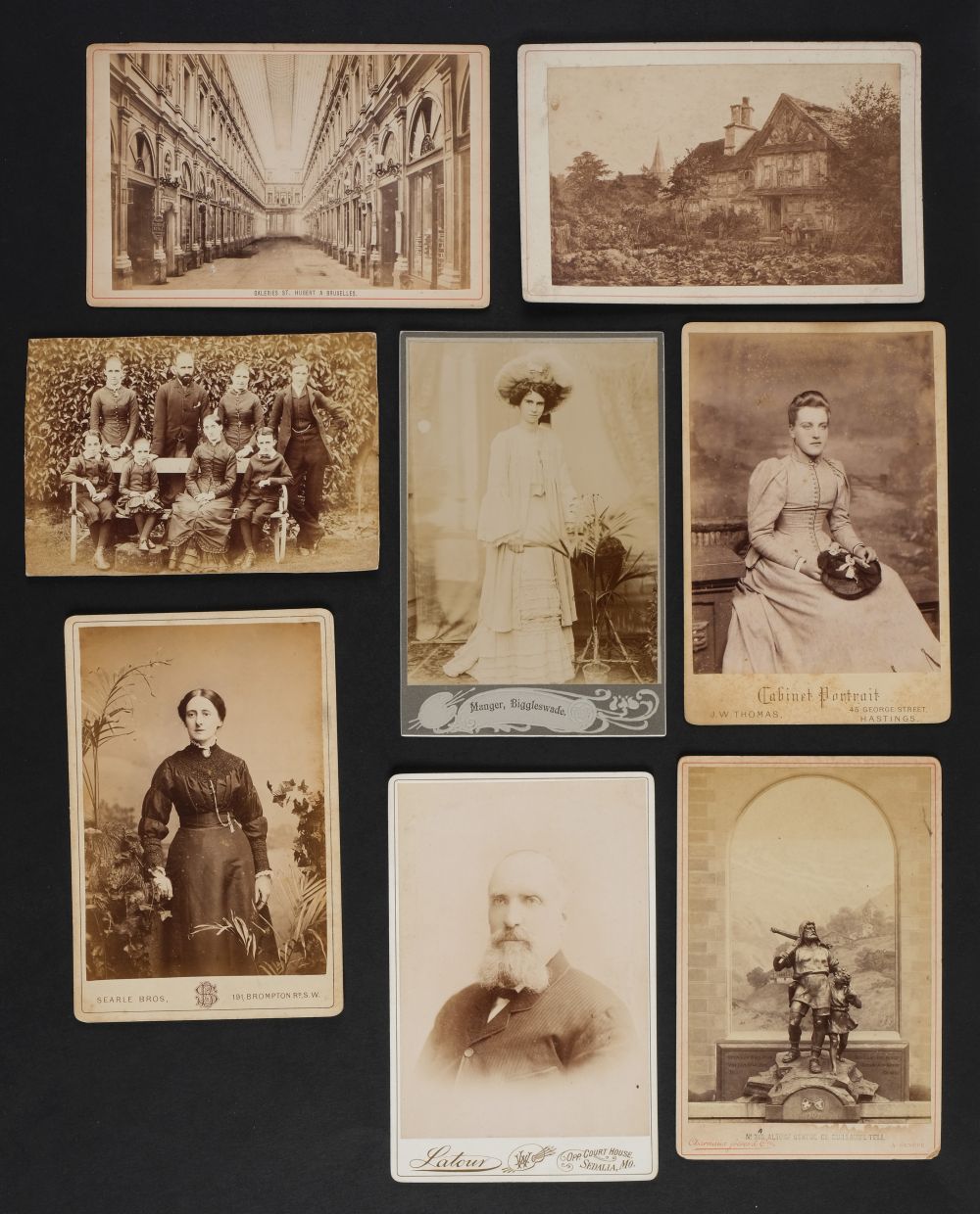 * Cartes de visite. A large collection of approximately 750 cartes de visite, c. 1860s/1880s