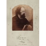 * Cameron, Julia Margaret, 1815-1879. Alfred Lord Tennyson, 'The Dirty Monk', May 1865