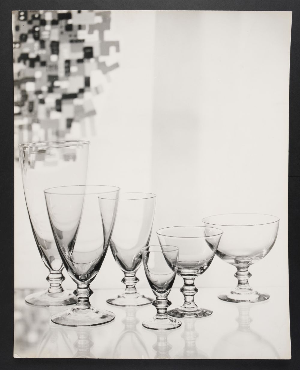 * Glassware & Cutlery. A portfolio of 14 large gelatin silver print photographs, 1960s - Image 12 of 15