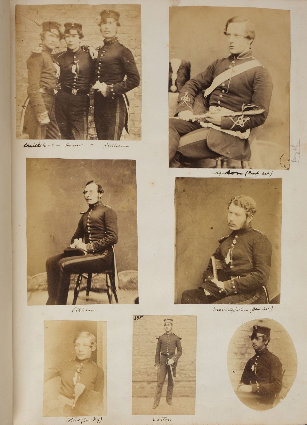 * Military Album. An album of 71 photographs, possibly some by Aaron Edwin Penley - Image 30 of 48