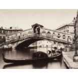 * Venice. A group of 5 large albumen print photographs, c. 1870s