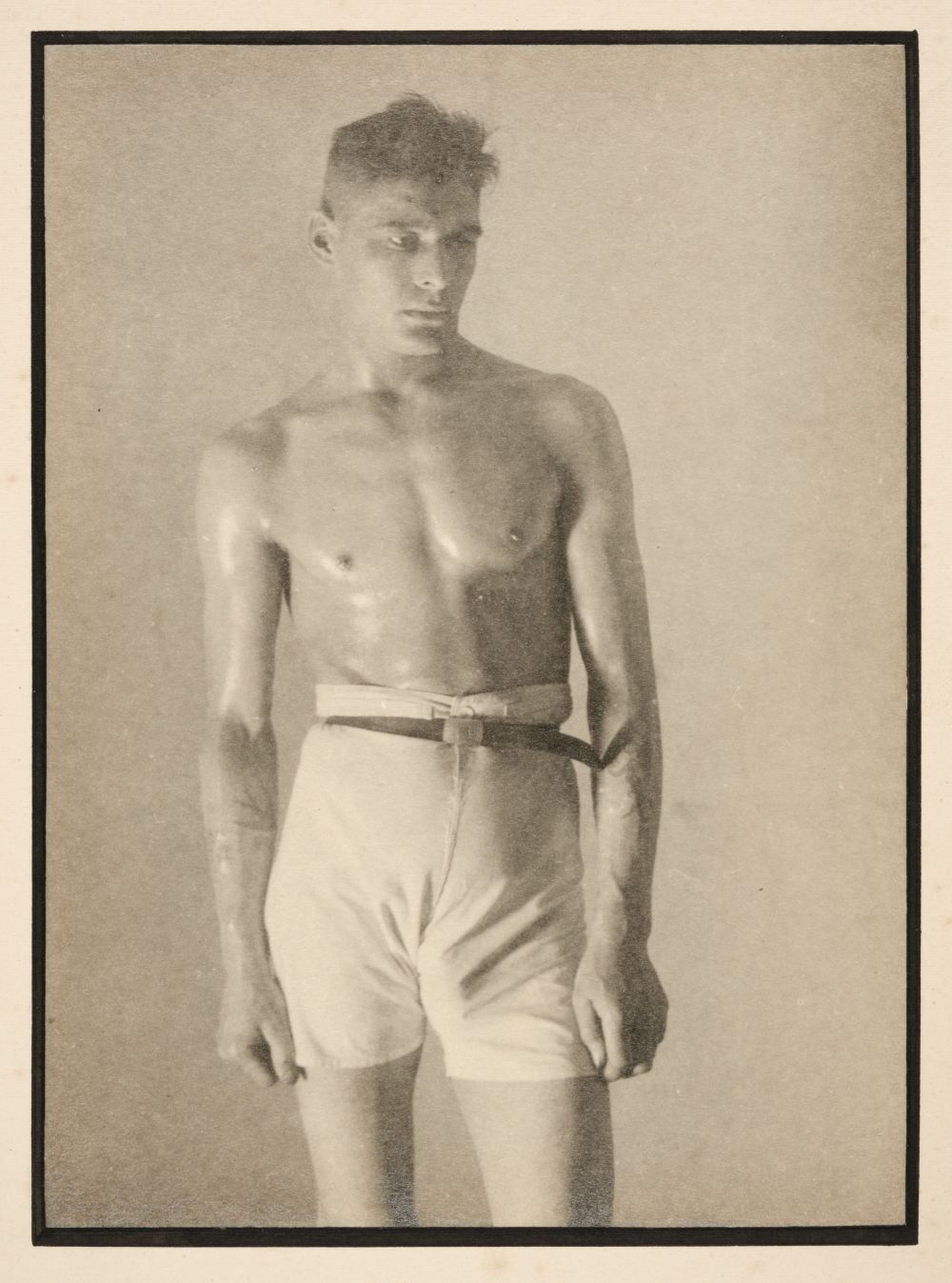 * Glover (Montague Charles, 1898-1983). A group of 7 studies of a male model in studio, c. 1930-35 - Image 2 of 10