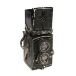 * Rolleiflex "Old Standard" Model 620 medium format 6x6 TLR film camera, 1930s, Serial No. 449165