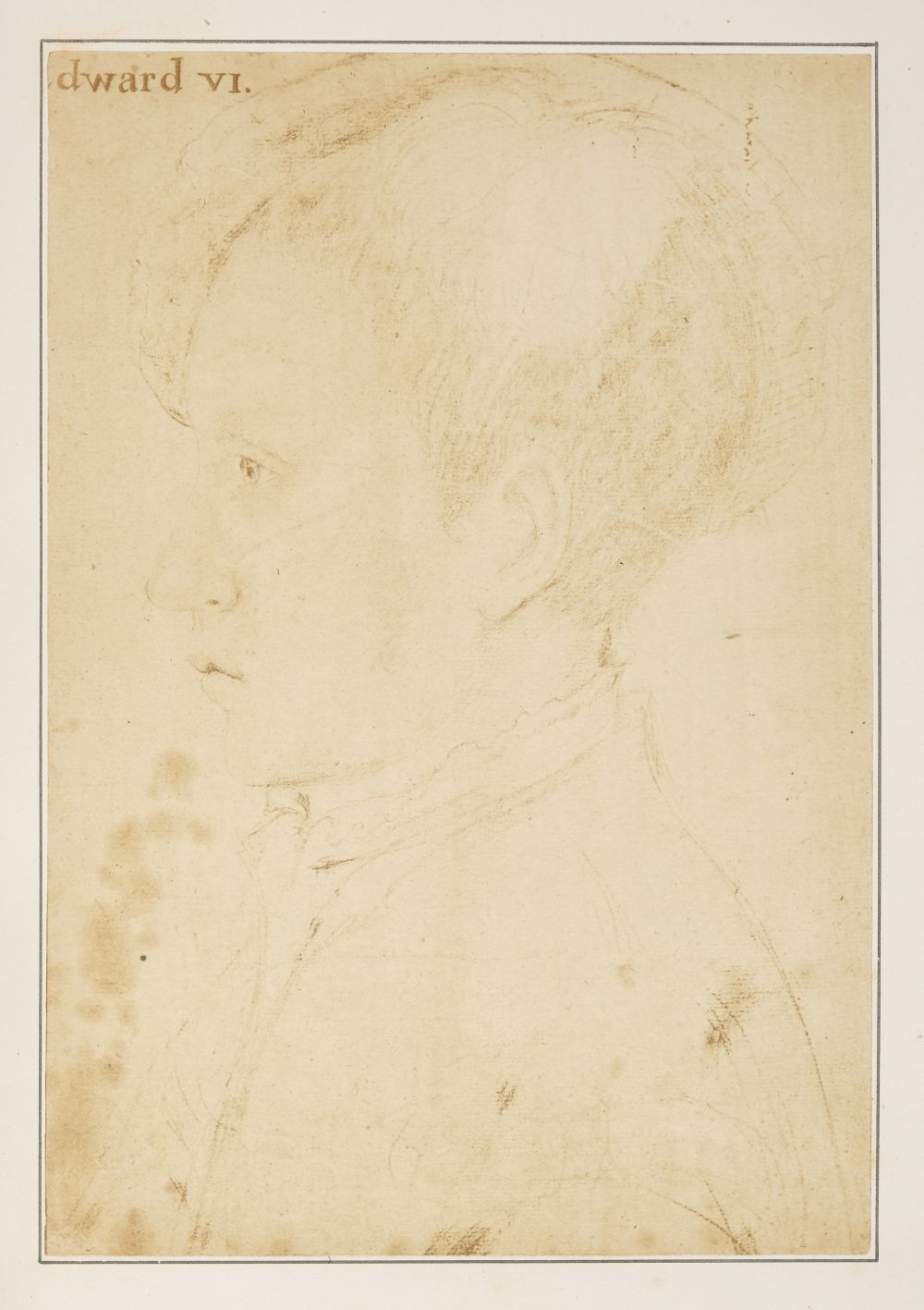 Fenton (Roger, 1819-1869). Album of 37 mounted albumen prints of portrait drawings, c. late 1850s - Image 17 of 39