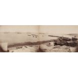 * Mexico. A group of 3 two-part panoramas of Mexican mining settlements, c. 1880