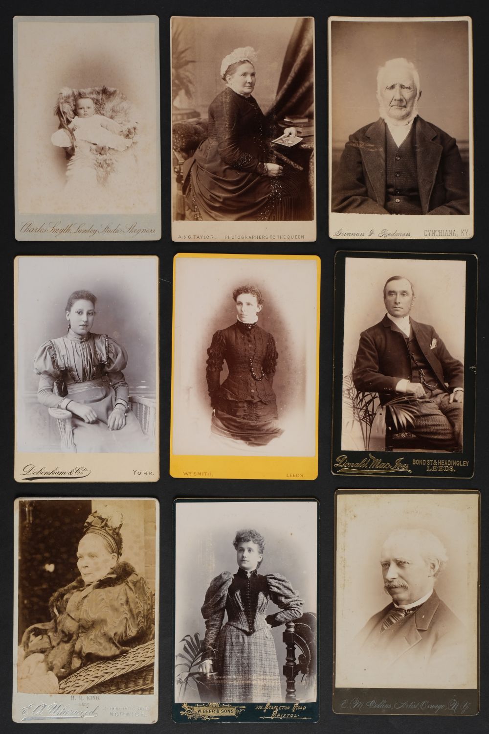 * Cartes de visite. A large collection of approximately 750 cartes de visite, c. 1860s/1880s - Image 2 of 8