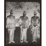 * George V (King of Great Britain). A group portrait of the 'Three Kings' in Royal Air Force uniform