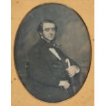 * Cased Images. A group of 3 quarter-plate daguerreotypes, c. 1850s