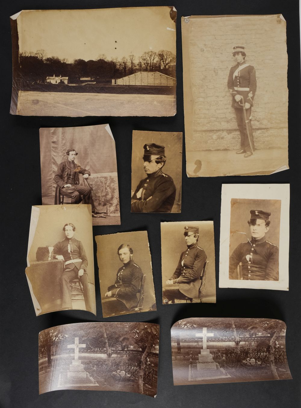 * Military Album. An album of 71 photographs, possibly some by Aaron Edwin Penley - Image 39 of 48