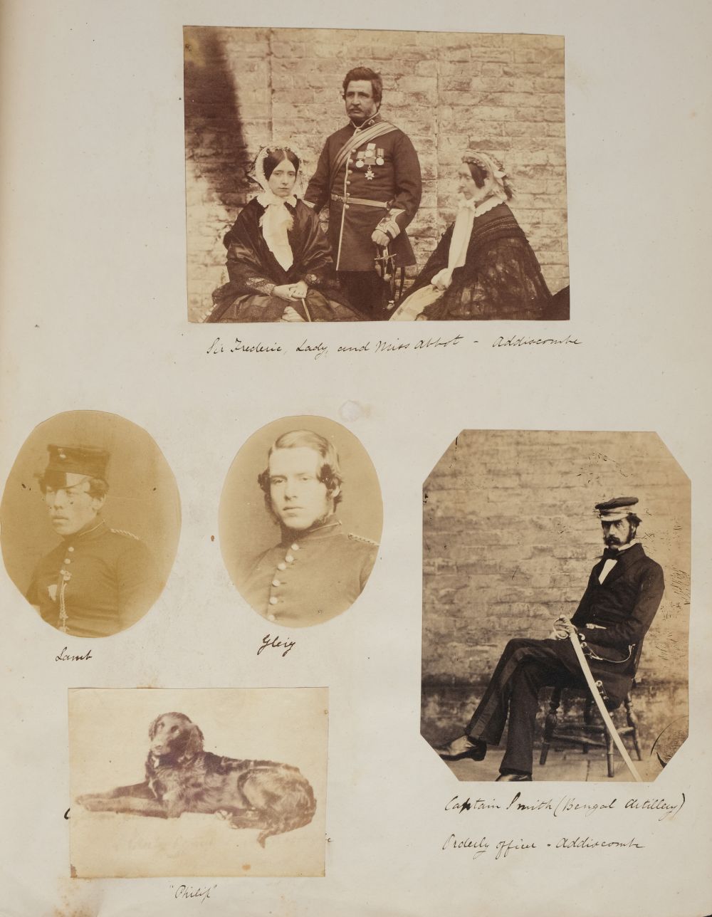 * Military Album. An album of 71 photographs, possibly some by Aaron Edwin Penley - Image 13 of 48