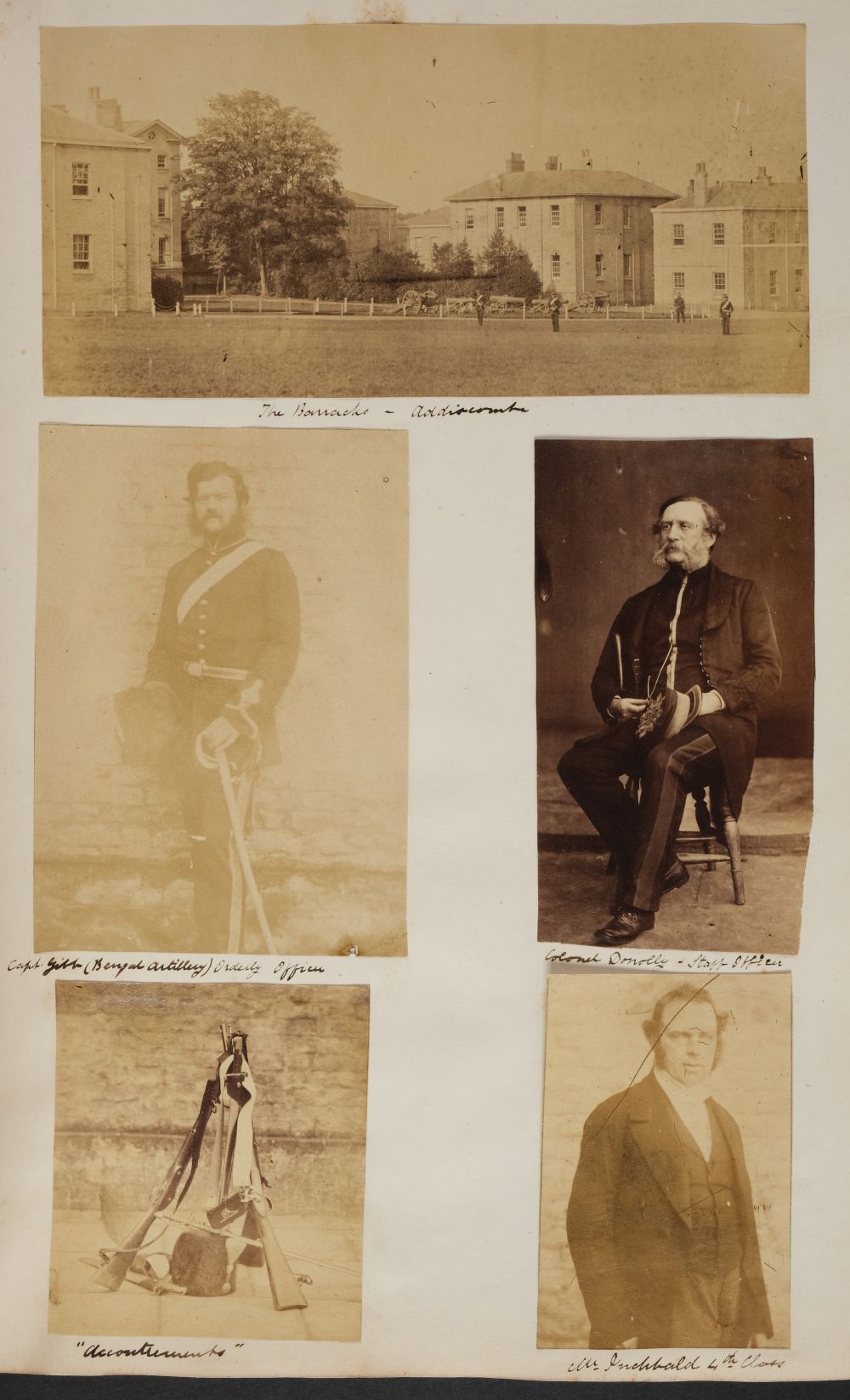 * Military Album. An album of 71 photographs, possibly some by Aaron Edwin Penley - Image 17 of 48