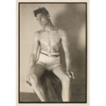 * Glover (Montague Charles, 1898-1983). A group of 7 studies of a male model in studio, c. 1930-35