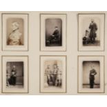 * Military Officers. Partially complete album of approx. 150 cartes de visite, c. 1860s