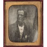 * Sixth-plate daguerreotype of a British Crimean War veteran, c.1856
