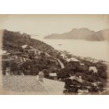 * Attrib. to Charles Leander Weed. Entrance to Nagasaky, [Nagasaki, Japan], c. 1867, albumen print