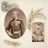 * 57th & 77th (West and East Middlesex) Regiments of Foot. A cabinet card & carte de visite album