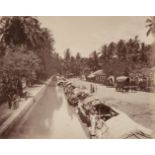 * Ceylon. A large album containing 32 albumen prints of Ceylon, mostly by Skeen or Scowen, c. 1880