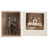 * China. Two Chinese compradors, Beijing, albumen print, 1857